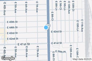 Map image of the property - 785 E 43rd St