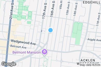 Map image of the property - 1602 16th Ave S