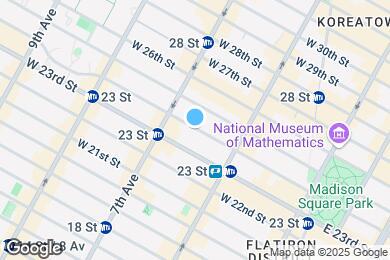Map image of the property - 160 W 24th St