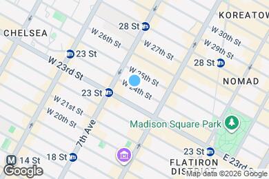 Map image of the property - 160 West 24 Street-SI FL3-ID1652