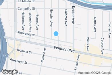 Map image of the property - The Premier on Moorpark