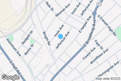 Map image of the property - 1225 Jefferson Ave
