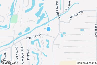 Map image of the property - 925 Palm View Dr