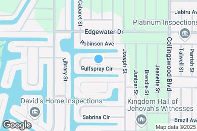 Map image of the property - 17249 Gulfspray Cir