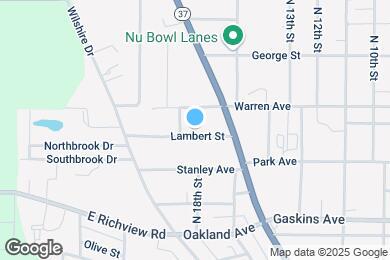 Map image of the property - 1710 Lambert Ave