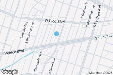 Map image of the property - 1519 1/2 S Redondo Blvd