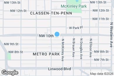 Map image of the property - 1616 NW 10th St