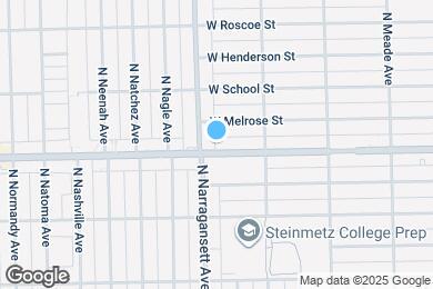 Map image of the property - 6340 W Belmont Ave