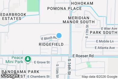 Map image of the property - 4925 S 15th Pl