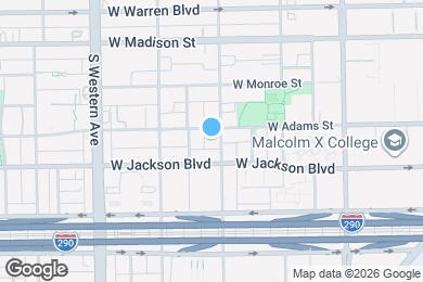 Map image of the property - 212 S Leavitt St