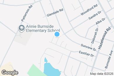 Map image of the property - 1429 Sandra Dr