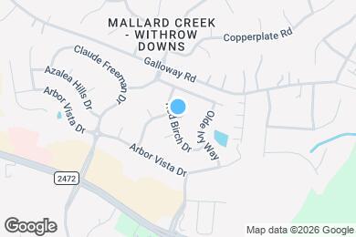 Map image of the property - 2512 Red Birch Dr