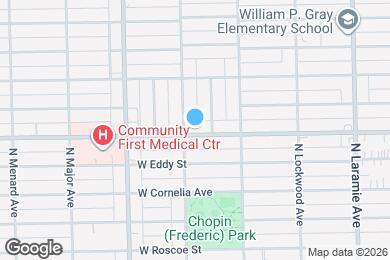 Map image of the property - 5452 W Addison St