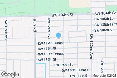 Map image of the property - 12420 SW 187th St