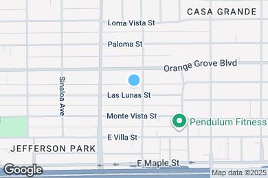 Map image of the property - 1909 Las Lunas St