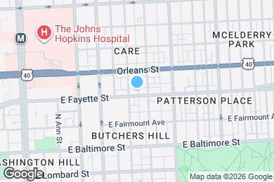 Map image of the property - 2112 E Fayette St