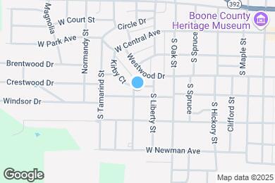 Map image of the property - 423 S Kelley St