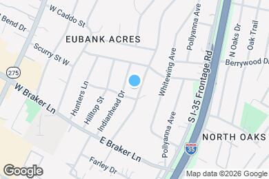 Map image of the property - 11504 Oakwood Dr