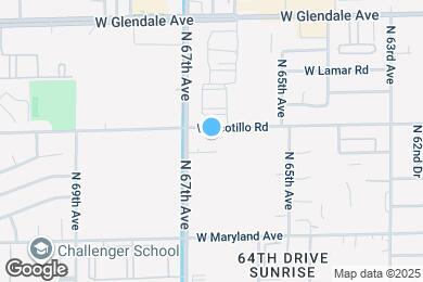 Map image of the property - 6641 W Ocotillo Rd