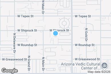 Map image of the property - 1813 W Shiprock St