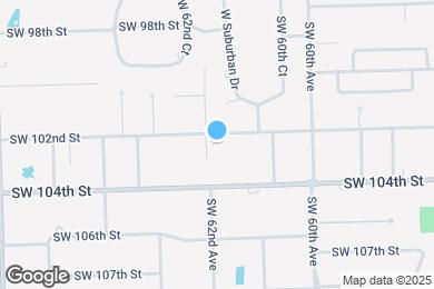 Map image of the property - 6190 SW 102nd St