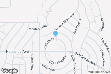 Map image of the property - 68110 Club Cir Dr