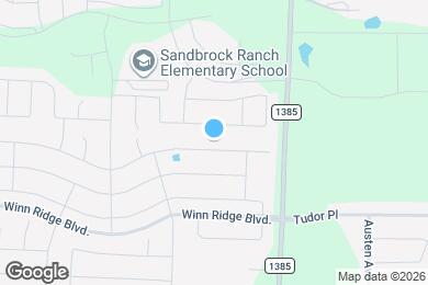 Map image of the property - 1805 Trace Dr