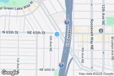 Map image of the property - 6335 6th Ave NE