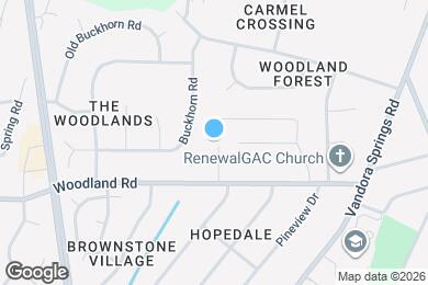 Map image of the property - 109 Hillbrook Ct