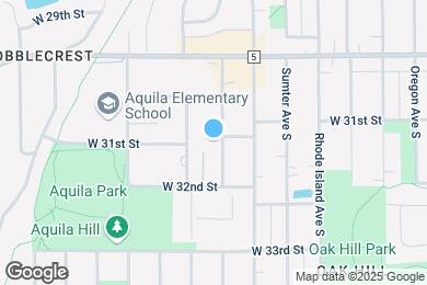 Map image of the property - 3110 Utah Ave S