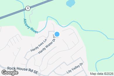 Map image of the property - 198 Hardy Water Dr SE