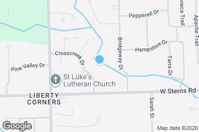 Map image of the property - Cross Creek Apartments