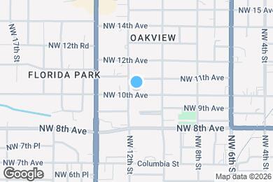 Map image of the property - 1118 NW 10th Ave
