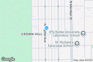 Map image of the property - 3413 N Capitol Ave