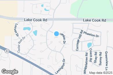 Map image of the property - 697 Oakmont Ln