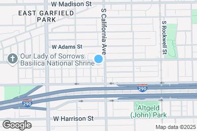 Map image of the property - 2811 W Jackson Blvd