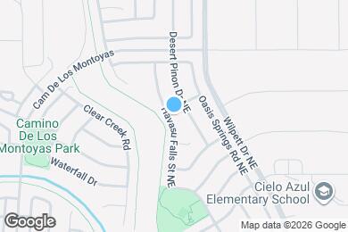 Map image of the property - 3812 Havasu Falls St NE