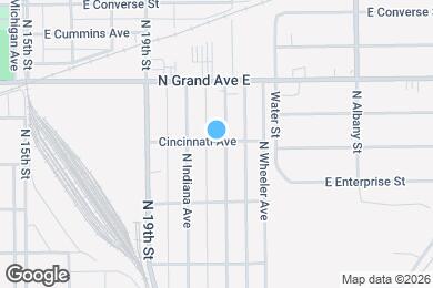 Map image of the property - 1057 N Ohio St