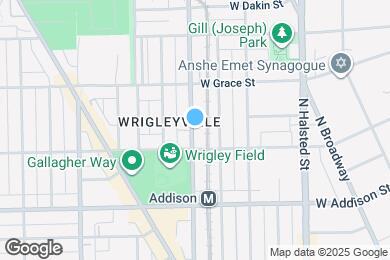 Map image of the property - 3721 N Sheffield Ave