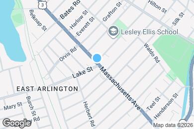 Map image of the property - 206 Massachusetts Ave