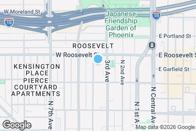 Map image of the property - 829 N 4th Ave