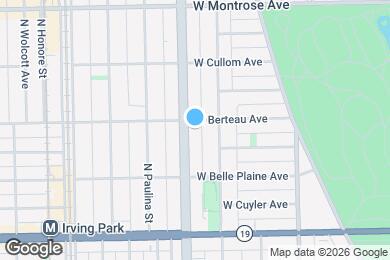 Map image of the property - 4151 N Ashland Ave