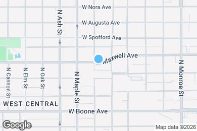 Map image of the property - 1421 W Maxwell Ave