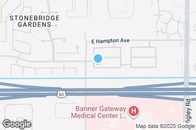 Map image of the property - 4824 E Hilton Ave