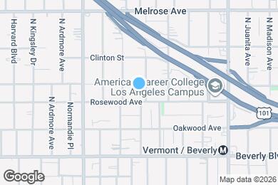 Map image of the property - 511 N Kenmore Ave