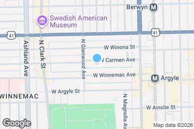 Map image of the property - 1333 W Carmen Ave