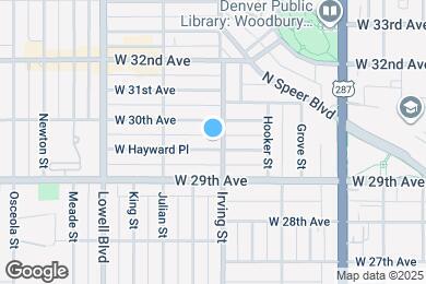 Map image of the property - 3317 W Hayward Pl