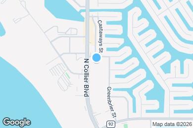 Map image of the property - 167 N Collier Blvd