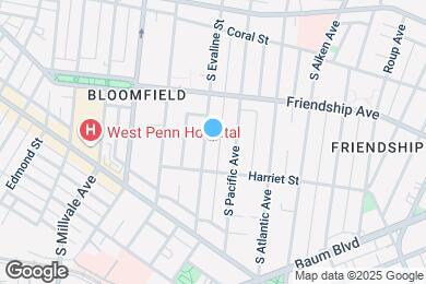 Map image of the property - 335 S Evaline St