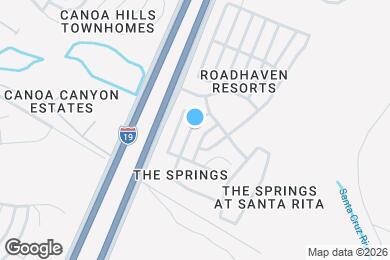 Map image of the property - 3925 S Vía De Cristal